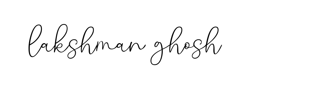 Signature of lakshman-ghosh