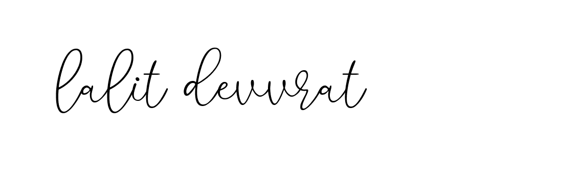 Signature of lalit-devvrat