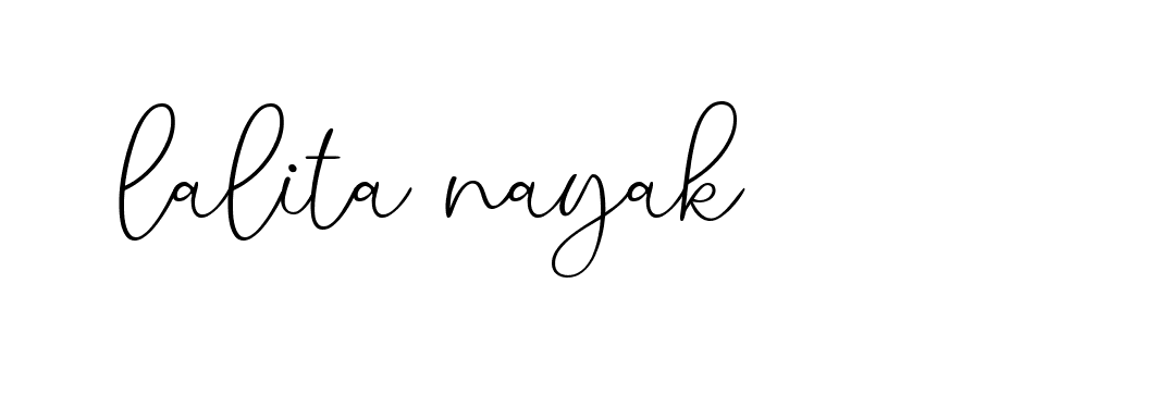 Signature of lalita-nayak