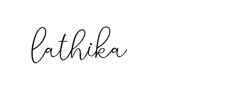 Signature of lathika