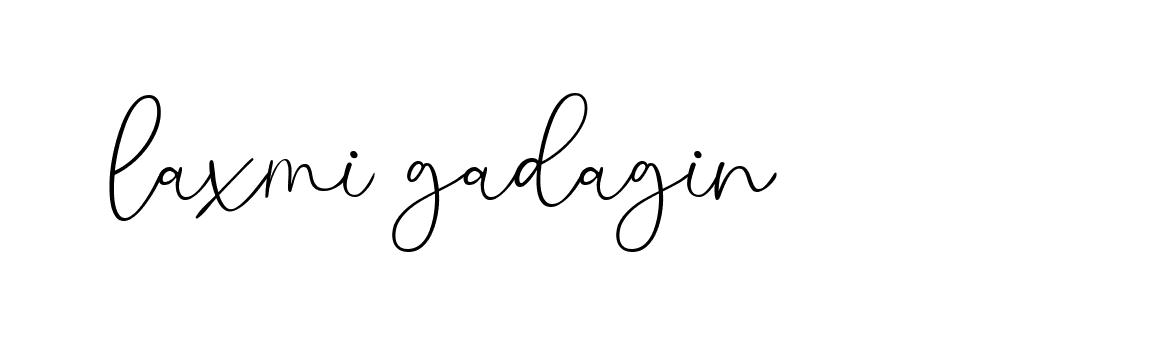 Signature of laxmi-gadagin