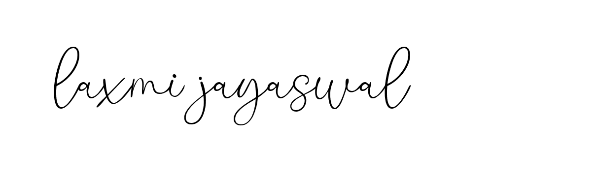 Signature of laxmi-jayaswal