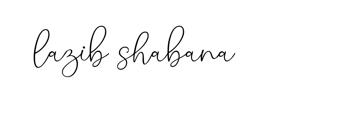 Signature of lazib-shabana