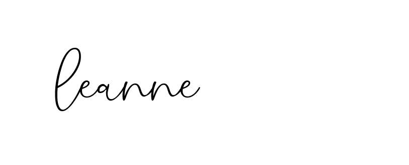 Signature of leanne-