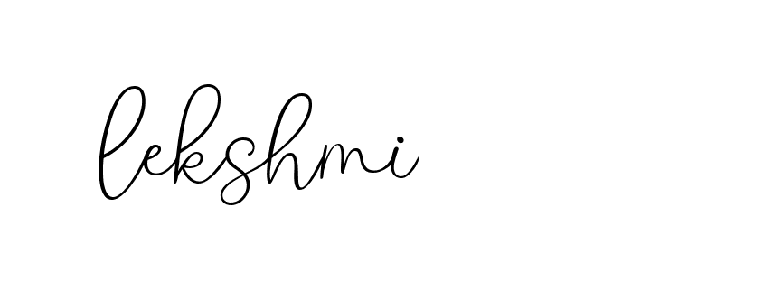 Signature of lekshmi