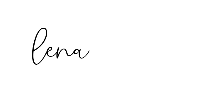 Signature of lena-