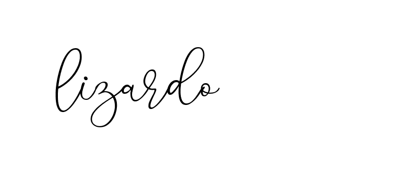 Signature of lizardo