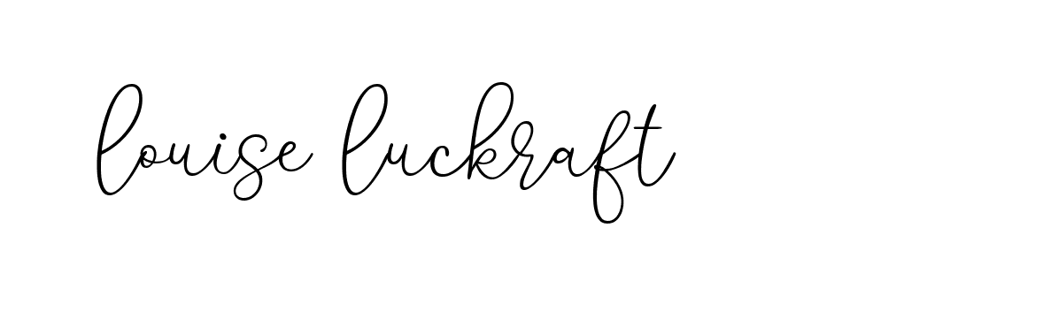 Signature of louise-luckraft-