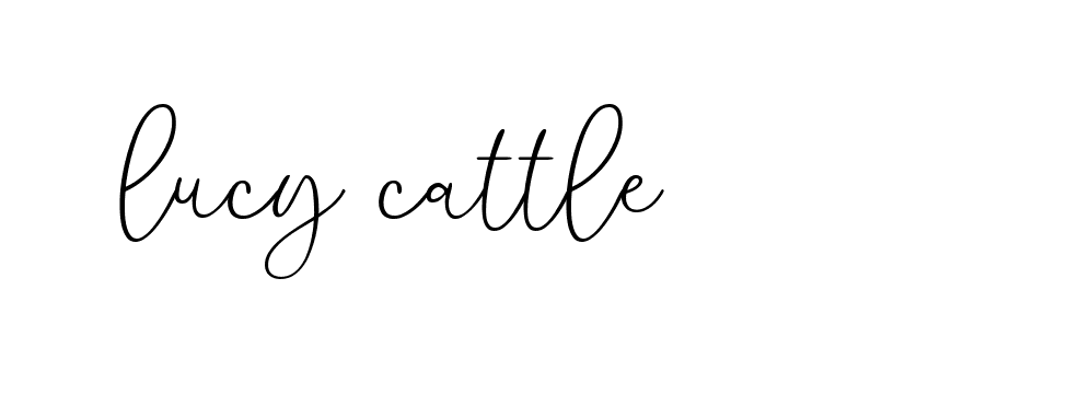 Signature of lucy-cattle