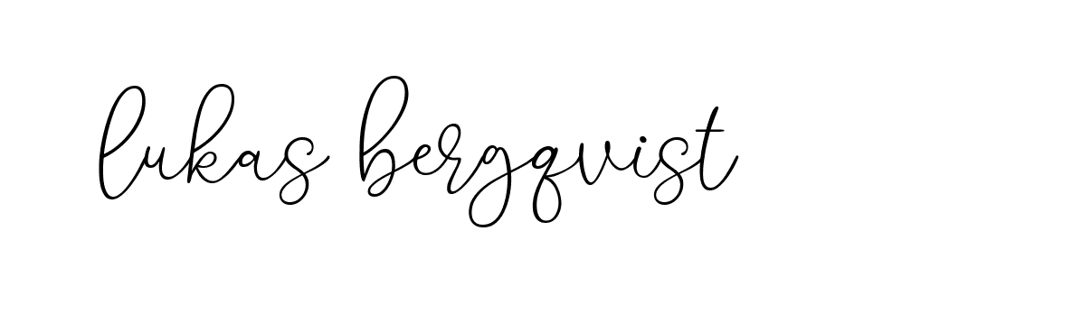 Signature of lukas-bergqvist