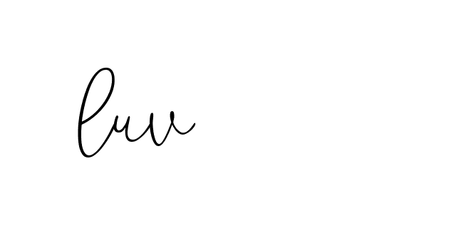 Signature of luv