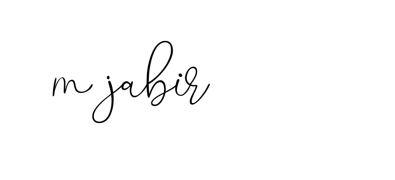 Signature of m-jabir