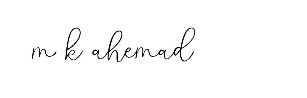 Signature of m-k-ahemad