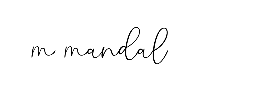 Signature of m-mandal