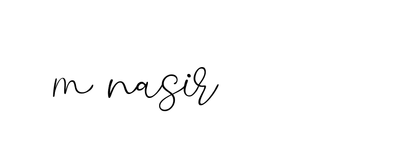 Signature of m-nasir