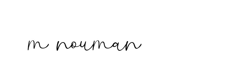 Signature of m-nouman