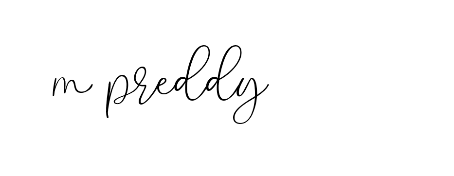 Signature of m-preddy