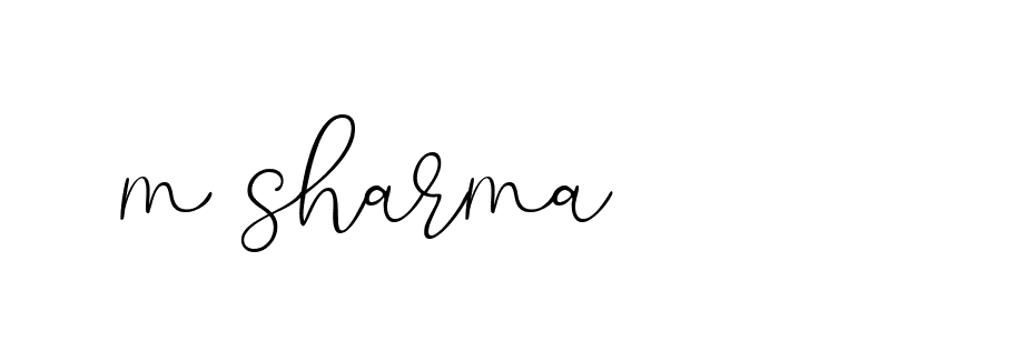 Signature of m-sharma