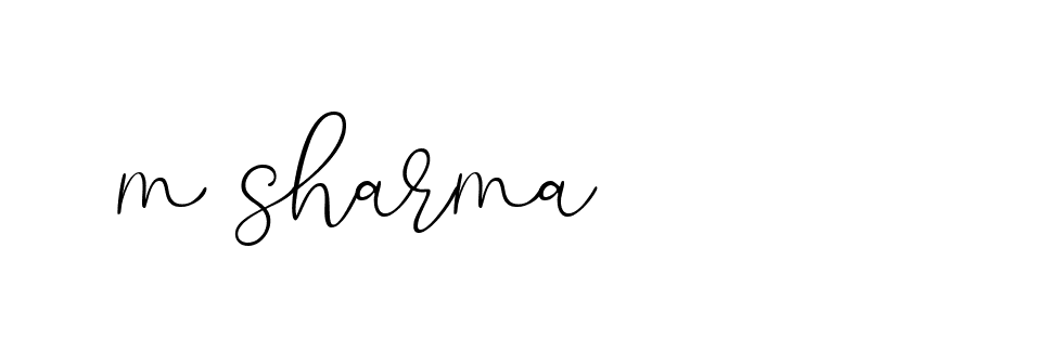 Signature of m-sharma-