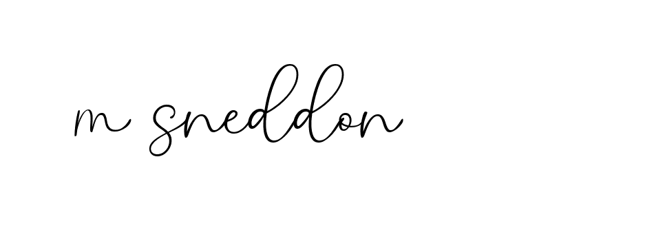 Signature of m-sneddon