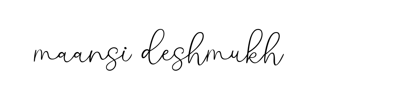 Signature of maansi-deshmukh