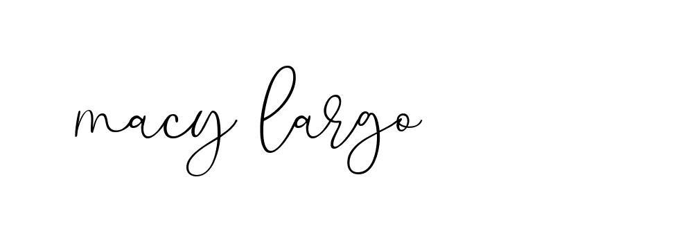 Signature of macy-largo