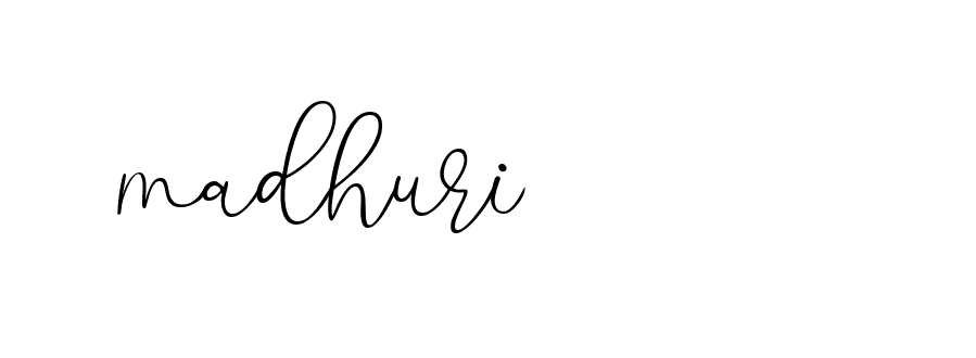 Signature of madhuri-