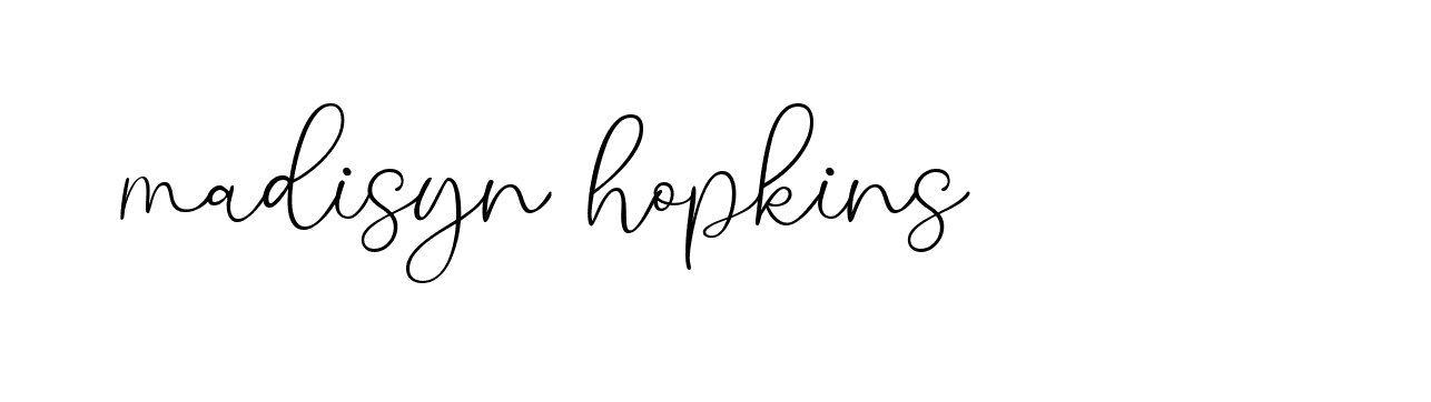 Signature of madisyn-hopkins-