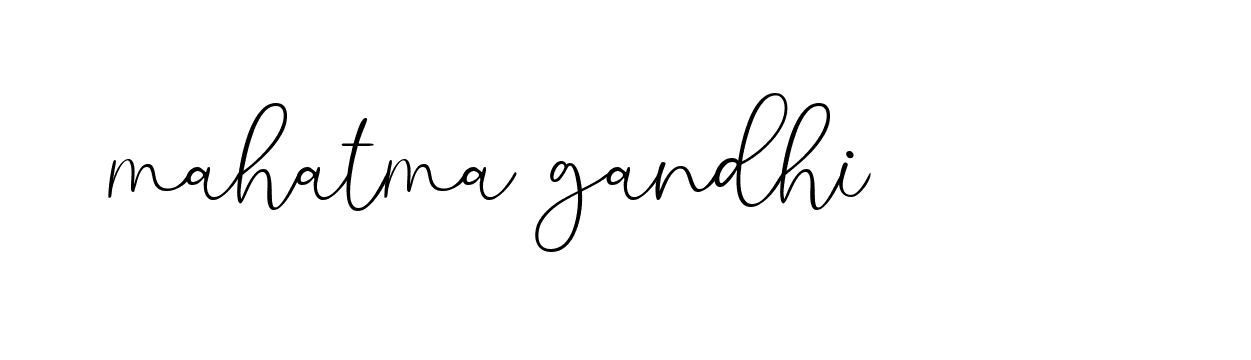 Signature of mahatma-gandhi