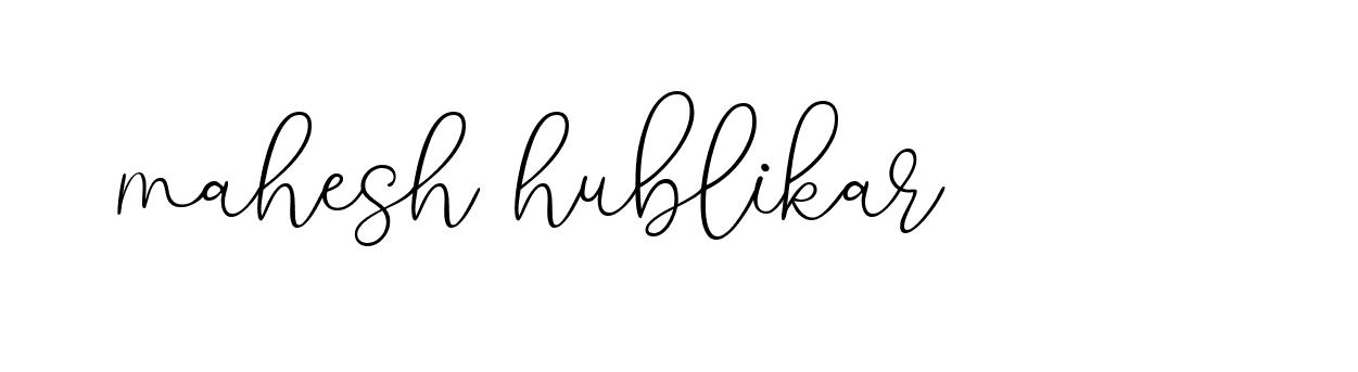 Signature of mahesh-hublikar