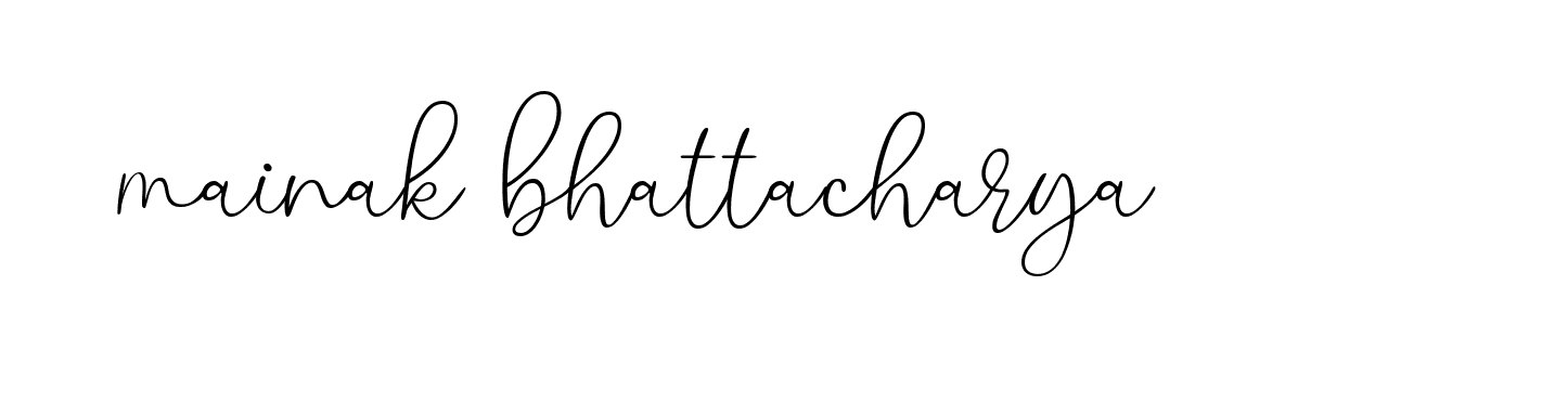 Signature of mainak-bhattacharya