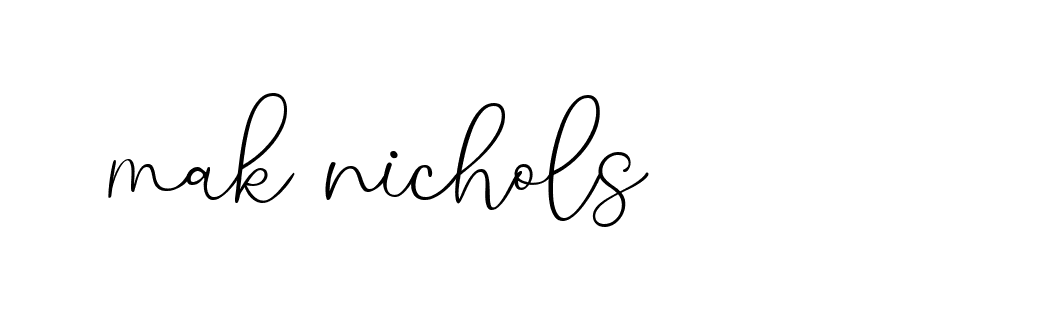 Signature of mak-nichols-