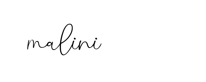 Signature of malini-