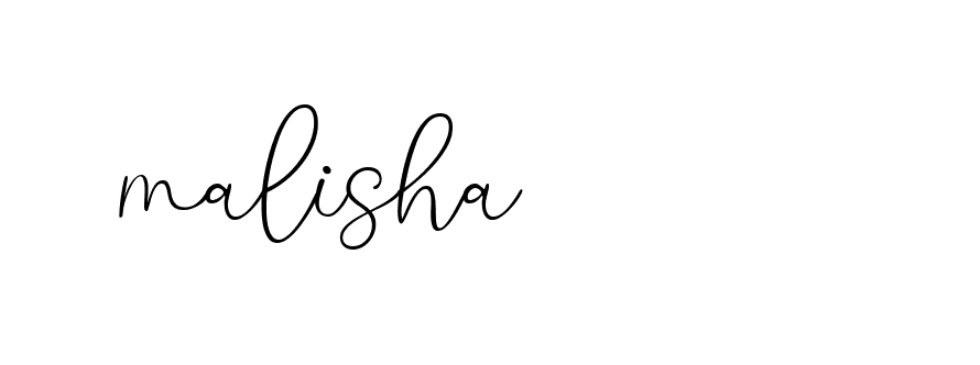 Signature of malisha-