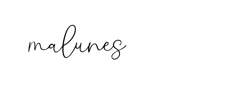 Signature of malunes