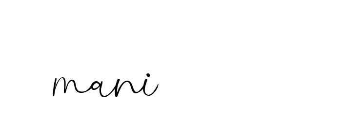 Signature of mani