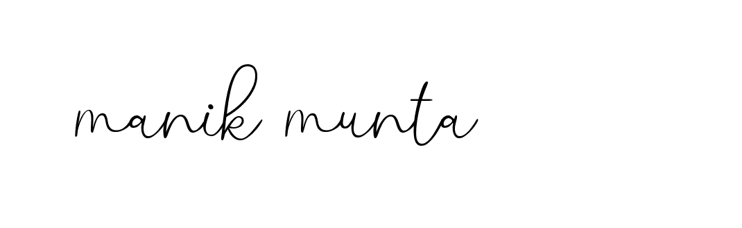 Signature of manik-munta