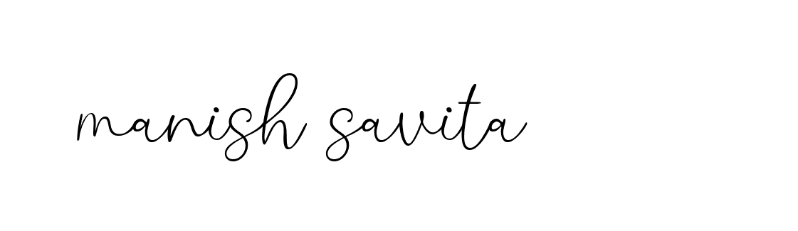 Signature of manish-savita