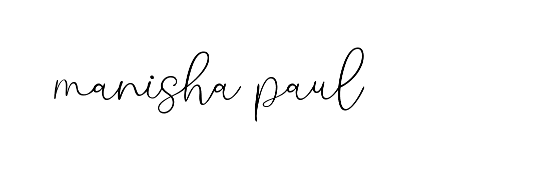 Signature of manisha-paul