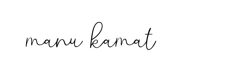 Signature of manu-kamat