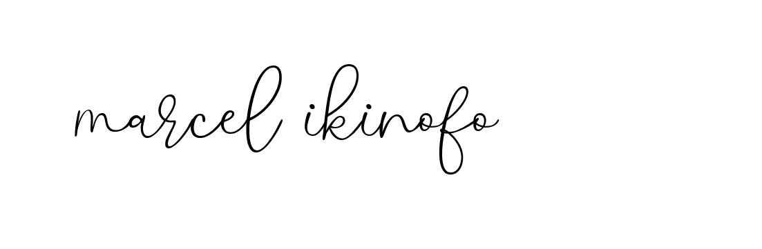 Signature of marcel-ikinofo