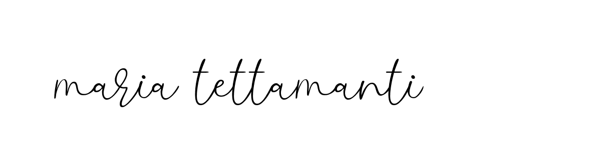 Signature of maria-tettamanti