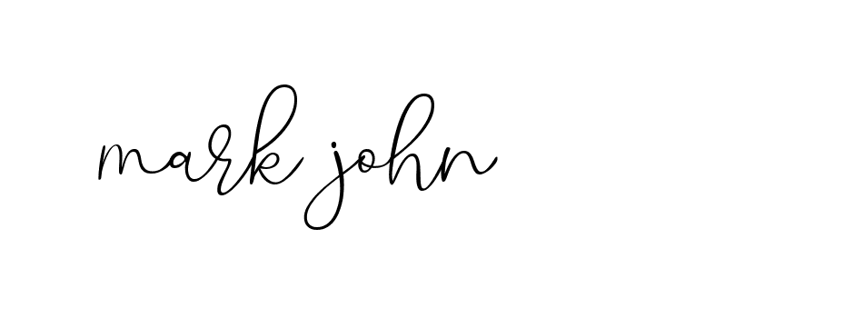 Signature of mark-john