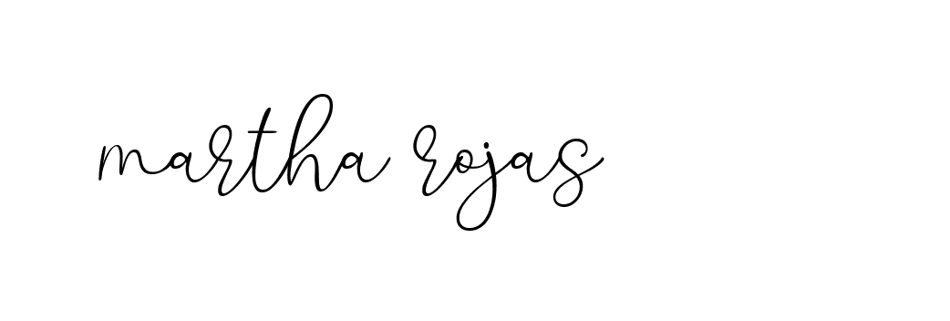 Signature of martha-rojas