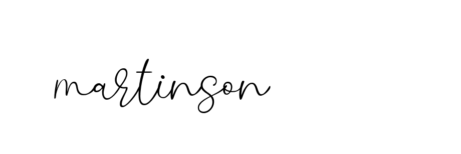 Signature of martinson