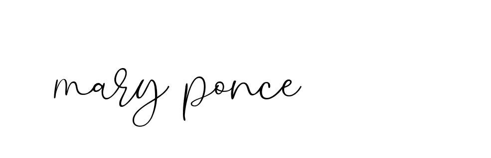 Signature of mary-ponce