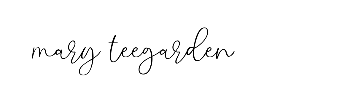 Signature of mary-teegarden-