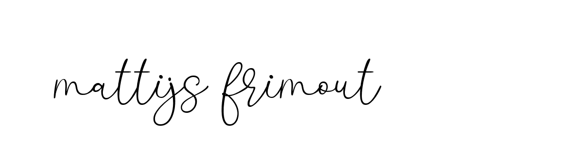 Signature of mattijs-frimout