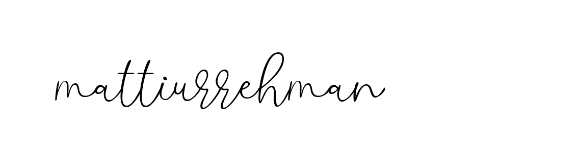 Signature of mattiurrehman