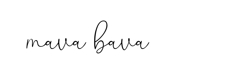 Signature of mava-bava-